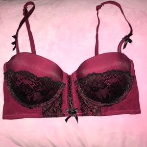 Maroon Bra
